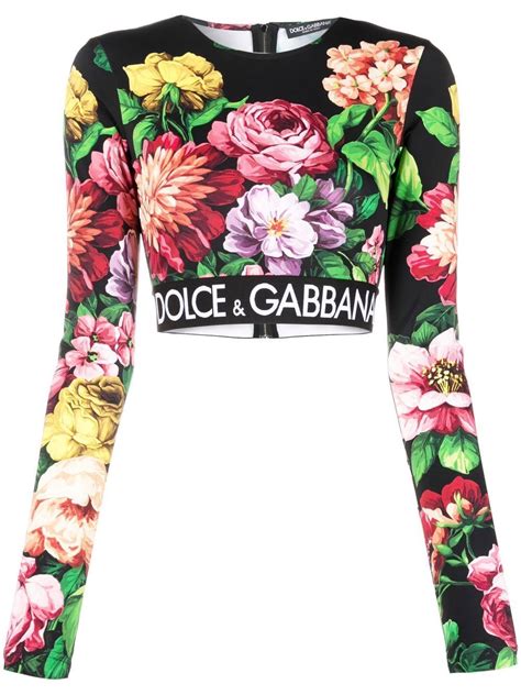 dolce gabbana cropped top|dolce and gabbana blouses.